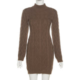 Élégante robe en laine pour femmes : La tenue de Noël luxueuse de l'Automne-Hiver 2023