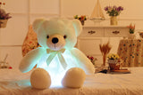 Ours lumineux LED élégant avec nœud papillon pour bébé