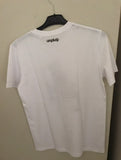 Camiseta blanca de algodón de manga corta Elisabeth II para mujer
