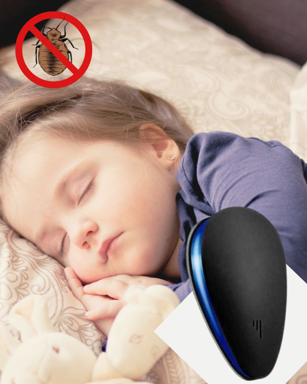 Poison-free Ultrasonic Bed Bug Repellent