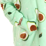 Sudadera con capucha estampada de cuadros para bebés, mujeres y niños para el invierno