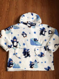 Plaid printed hoodie for babies, women and children for winter