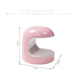 Morovan Pink Poly Gel Kit profesional de uñas postizas completas para mujeres