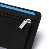 Mini Magic Leather Wallet and Zipper Plastic Coin Purse 
