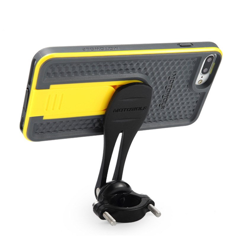 Scooter and Motorcycle Phone Holder with Protective Case - iPhone 6/6S/7