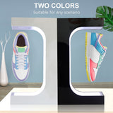 Présentoir de sneakers à lévitation magnétique à rotation à 360° avec une lumière LED multicolore