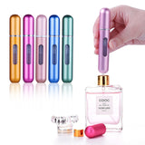 Botella de perfume portátil con mini bomba de pulverización recargable de 5 ml a 8 ml