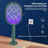 Raquette électrique USB rechargeable de 4 000 volts anti-moustique pour l'été