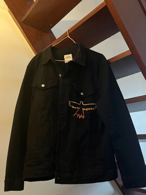 Customized The Crow Denim Jacket