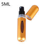 Botella de perfume portátil con mini bomba de pulverización recargable de 5 ml a 8 ml