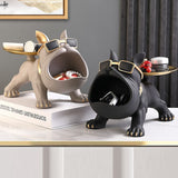 big mouth French bulldog in resin to store your objects - New for 2023