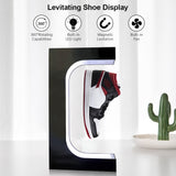 Soporte de exhibición de zapatillas de deporte de levitación magnética giratoria de 360 ​​​​° con luz LED multicolor