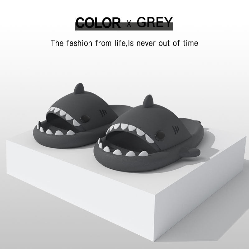 Sandalias de tiburón antideslizantes para adultos unisex para interior y exterior en verano.