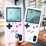 Funda para iPhone Retro Gameboy Pink Panther Tetris Consola 5 a 10 