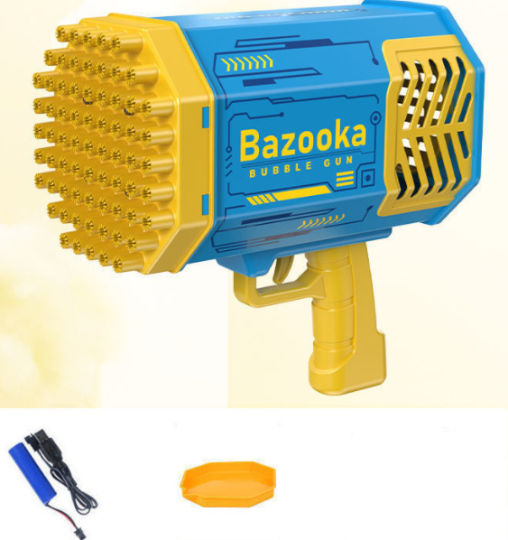 Bazooka with 69 bubbles per second for children for summer 