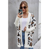 Leopard cardigan for women
