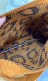 Women's Leopard Sweater Bag Set