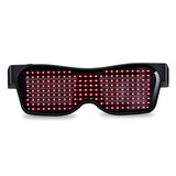 Magic sunglasses with multiple LED displays