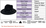 Panama hat with felt belt for women