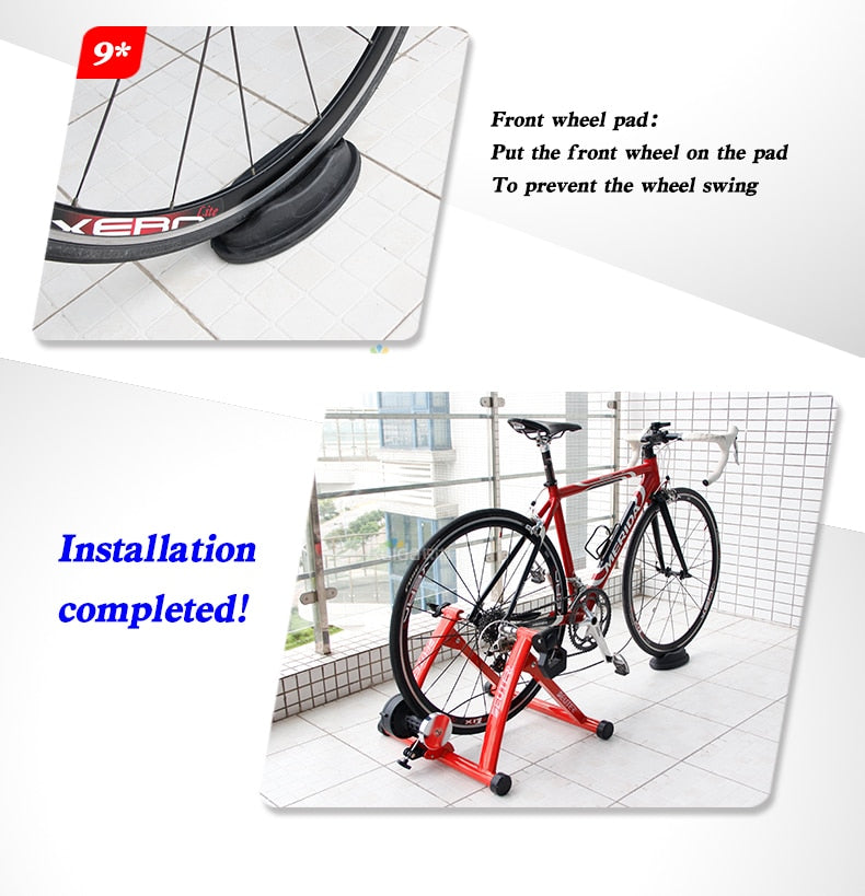 Bicicleta estática para entrenamiento en interiores con su bicicleta estática de 26-29 pulgadas