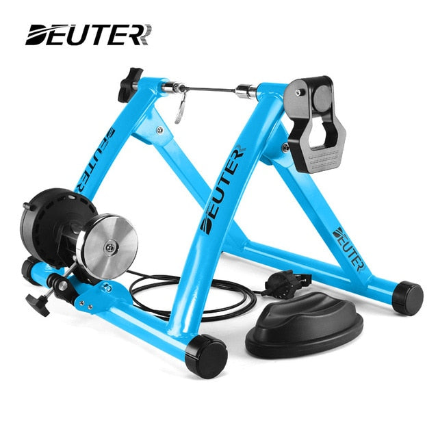 Bike trainer for indoor training with its 26-29 inch exercise bike