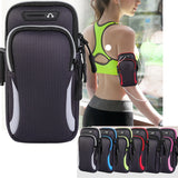 Brassard noir de bras à poche pour adulte pour iPhone pour le jogging