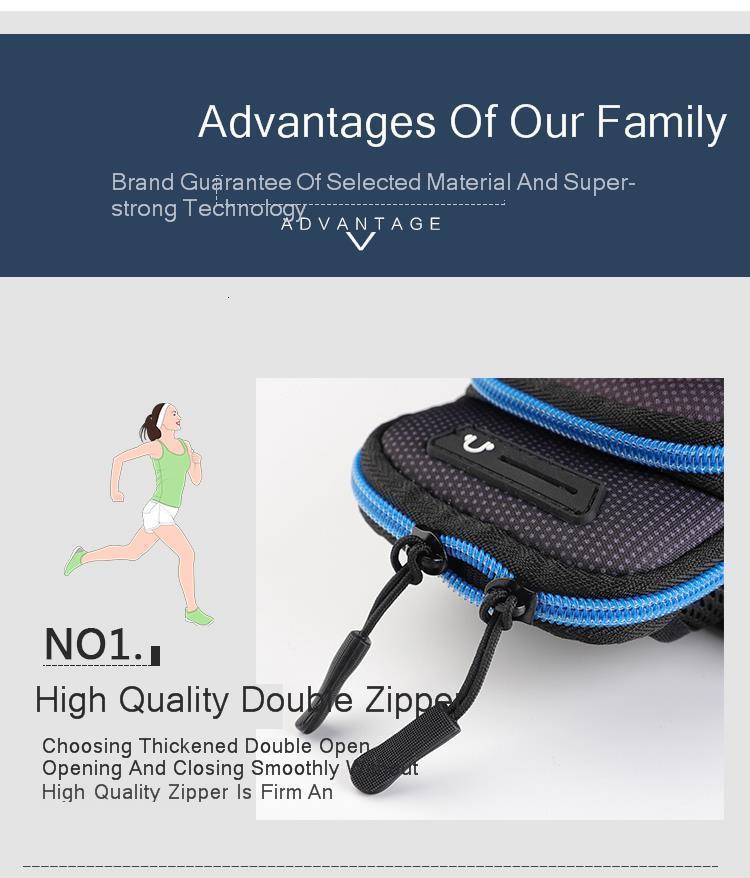 Brassard noir de bras à poche pour adulte pour iPhone pour le jogging