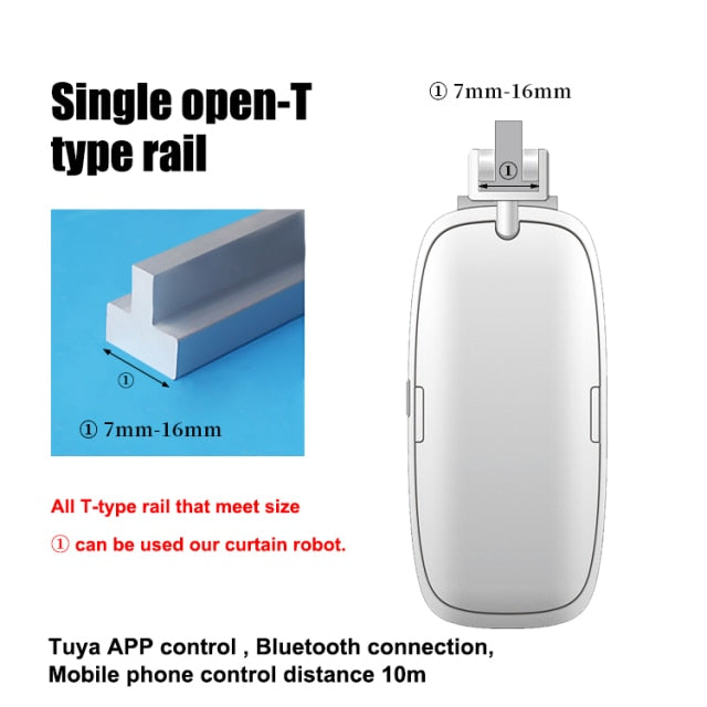 Voice-activated Bluetooth Automatic Curtain Opener