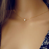 Long summer necklace for backless, jewelry, Gold with chic crystal pendant