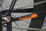 Vélo de sport Tsunami 1 vitesse Orange et noir pour adulte - LUXE