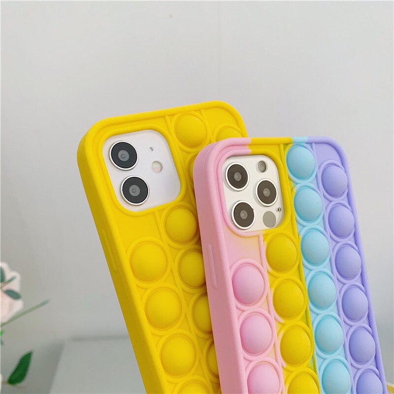 Anti-stress Silicone Phone Case for iPhone 6-12 - New 2021