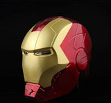 Máscara Ironman Mark 3 con iluminación LED y apertura para casco para niños y adultos