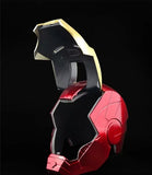 Ironman Mark 3 mask with LED lighting and helmet opening for children and adults