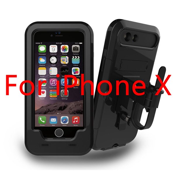 Waterproof phone holder for Motorcycle and Bike - iPhone 8, 7, 5S, 6S, GPS