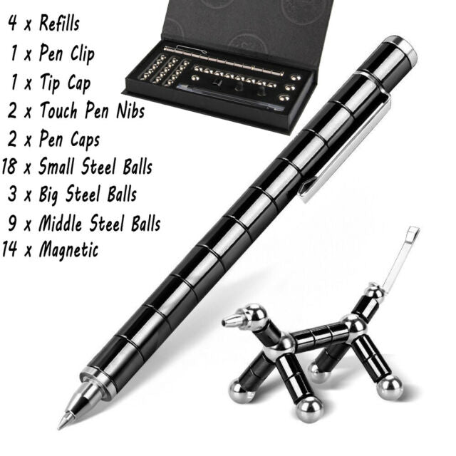 Multi-shaped Magic Anti-Stress Magnetic Ballpoint Pen